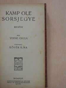 Verne Gyula - Kamp Ole sorsjegye [antikvár]