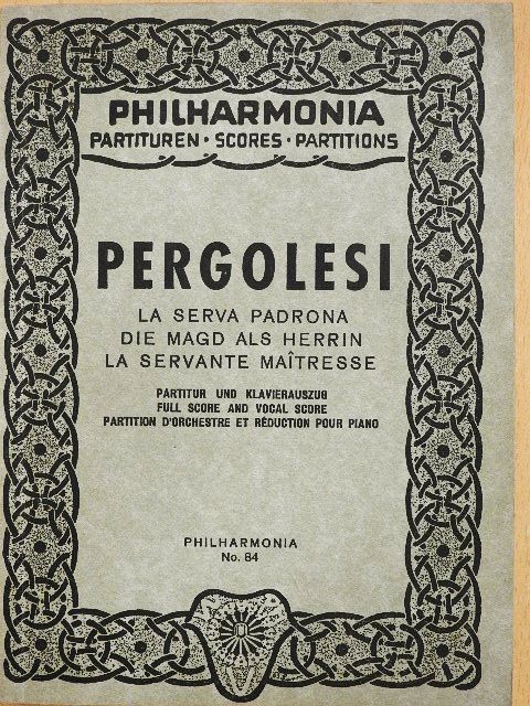 G. A. Federico - La Serva Padrona [antikvár]