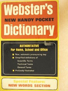 Noah Webster - Webster's New Handy Pocket Dictionary [antikvár]