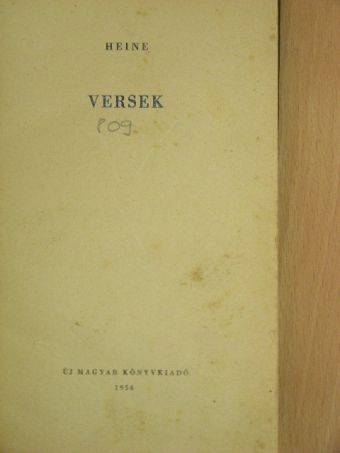 Heine - Versek [antikvár]