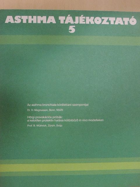 Dr. H. Magnussen - Asthma tájékoztató 5. [antikvár]
