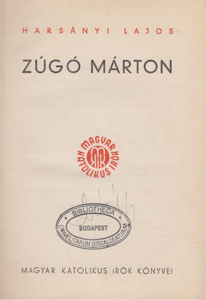 Harsányi Lajos - Zúgó Márton [antikvár]