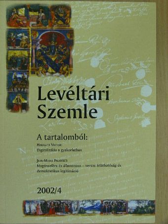 Haraszti Viktor - Levéltári Szemle 2002/4. [antikvár]