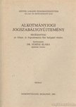 Dr. Fürész Klára (szerk.) - Alkotmányjogi jogszabálygyűjtemény [antikvár]