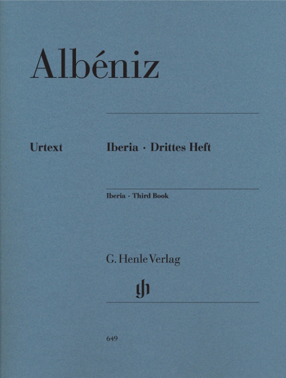 ALBÉNIZ - IBERIA DRITTES HEFT FÜR KLAVIER URTEXT (NORBERT GERTSCH)