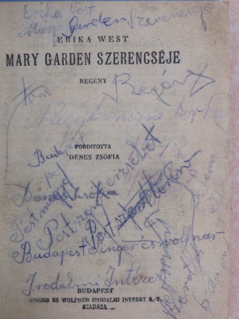 Erika West - Mary Garden szerencséje/Tavaszi boldogság [antikvár]