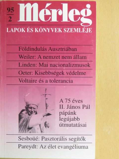 Pfitzner R. - Mérleg 1995/2. [antikvár]