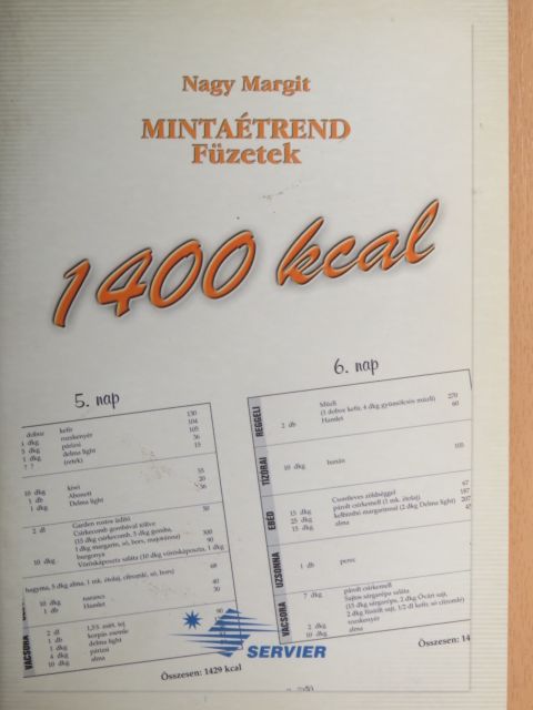 Nagy Margit - 1400 kcal [antikvár]
