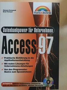 Ernst Tiemeyer - Access 97 - Datenbankpower für Unternehmen [antikvár]
