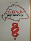 Dr. Ádám Sándor - Trianon jogszerűsége [antikvár]