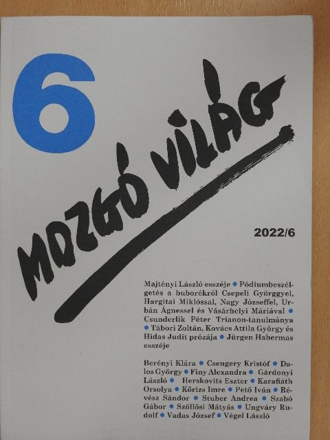 Berényi Klára - Mozgó Világ 2022. június [antikvár]