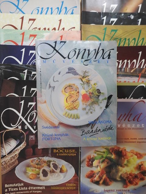 Bedő István - Konyhaművészet 1991-1992., 1994-1995., 1997-1998., 2000., 2004. (vegyes számok) (15 db) [antikvár]
