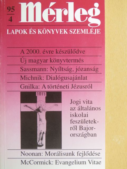Sassmann H. - Mérleg 1995/4. [antikvár]