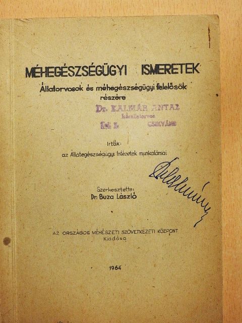 Dr. Buza László - Méhegészségügyi ismeretek [antikvár]
