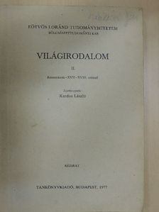 B. Mészáros Vilma - Világirodalom II. [antikvár]