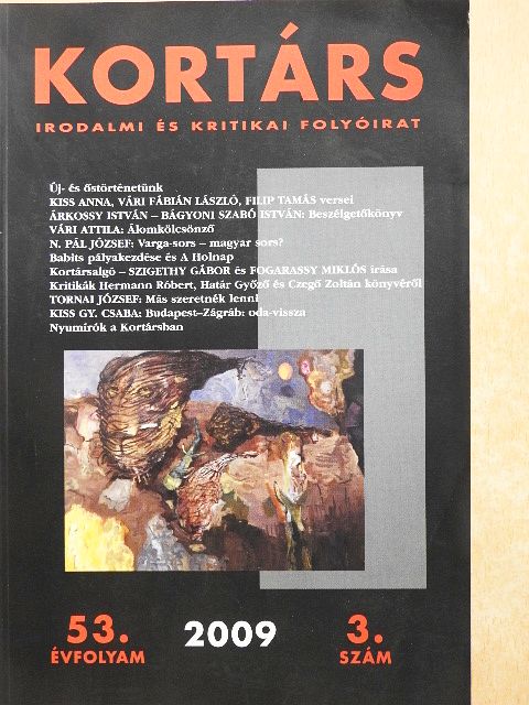 Albert Gábor - Kortárs 2009. március [antikvár]