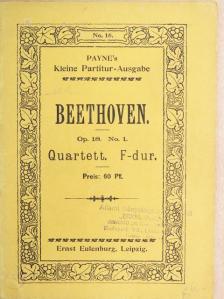 Beethoven - Quartett No. 1. F-dur [antikvár]