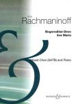 RACHMANINOFF, SERGE - BOGORODITSE DEVO (AVE MARIA) FOR MIXED CHOIR (SATB) AND PIANO, EDITED BY BILL TAMBLYN