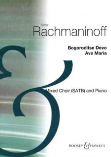 RACHMANINOFF, SERGE - BOGORODITSE DEVO (AVE MARIA) FOR MIXED CHOIR (SATB) AND PIANO, EDITED BY BILL TAMBLYN