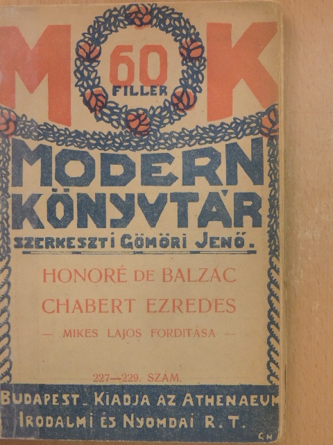 Honoré de Balzac - Chabert ezredes [antikvár]
