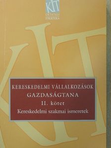 Sókiné dr. Nagy Erzsébet - Kereskedelmi vállalkozások gazdaságtana II. [antikvár]