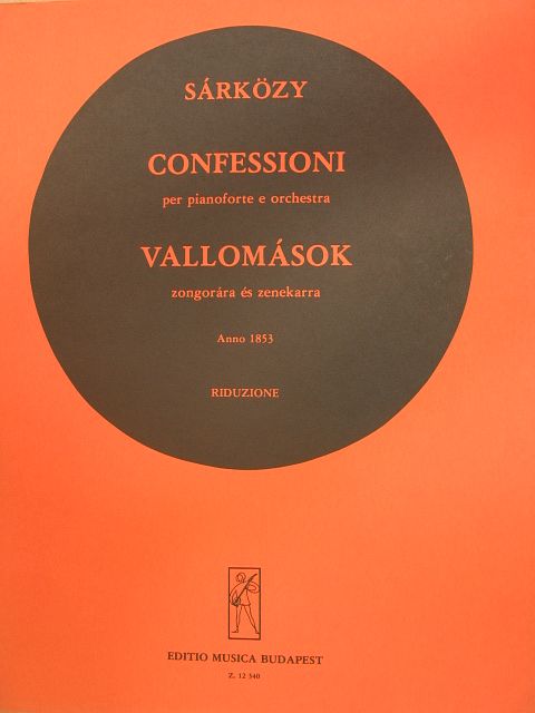 Sárközy István - Vallomások zongorára és zenekarra [antikvár]