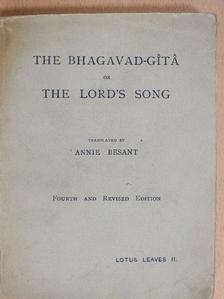 Annie Besant - The Bhagavad-Gitá or The Lord's Song [antikvár]