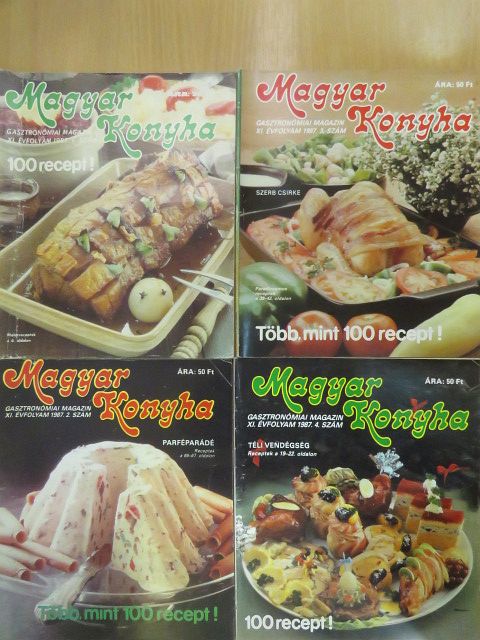 Magyar Konyha 1987/1-4. [antikvár]