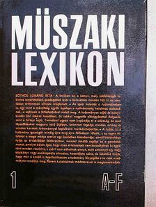 Alliquander Ödön - Műszaki lexikon 1. [antikvár]