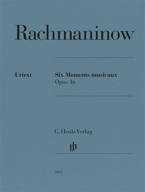 RACHMANINOV, SERGEI - SIX MOMENTS MUSICAUX OP.16