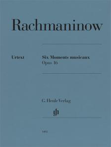 RACHMANINOV, SERGEI - SIX MOMENTS MUSICAUX OP.16