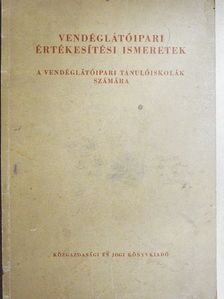 Dr. Borda József - Vendéglátóipari értékesítési ismeretek [antikvár]