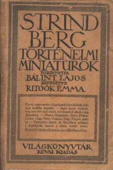 STRINDBERG - Történelmi miniatűrök [antikvár]