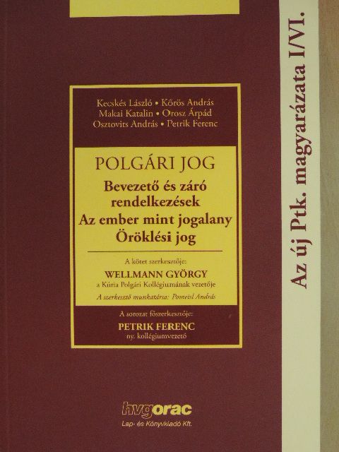 Kecskés László - Polgári jog [antikvár]