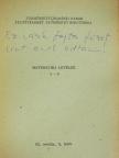 Matematika levelek 5-8. [antikvár]