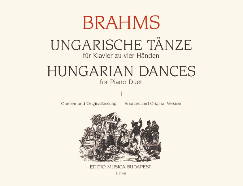 BRAHMS... - UNGARISCHE TAENZE FÜR KLAVIER ZU VIER HAENDEN I