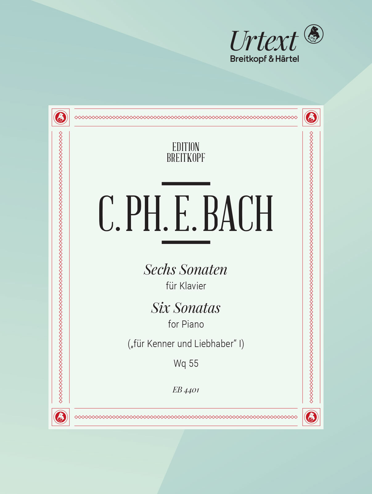 BACH,C.PH.E. - SECHS SONATEN FÜR KLAVIER Wotq 55 (CARL KREBS)