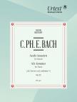 BACH,C.PH.E. - SECHS SONATEN FÜR KLAVIER Wotq 55 (CARL KREBS)
