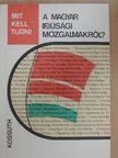 Dr. Csikós József - Mit kell tudni a magyar ifjúsági mozgalmakról? [antikvár]