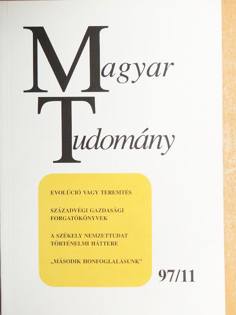Balogh Tamás - Magyar Tudomány 1997. november [antikvár]