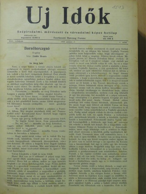 Emőd Tamás - Uj Idők 1924. (nem teljes évfolyam) [antikvár]