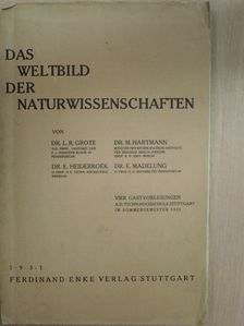 Dr. E. Heidebroek - Das Weltbild der Naturwissenschaften [antikvár]