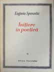 Eugeniu Sperantia - Initiere in poetica [antikvár]