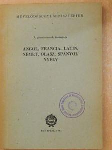 Angol, francia, latin, német, olasz, spanyol nyelv [antikvár]