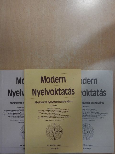 Bakonyi István - Modern Nyelvoktatás 2002/1-4. [antikvár]