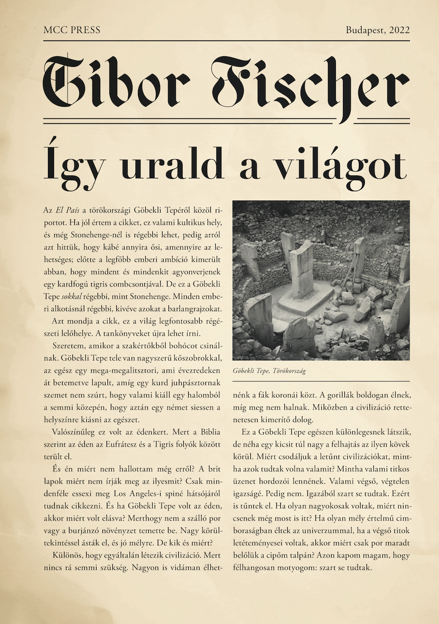 Tibor Fischer - Így urald a világot [eKönyv: epub, mobi]