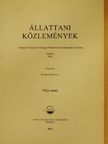 Dózsa-Farkas Klára - Állattani Közlemények 97/2. [antikvár]