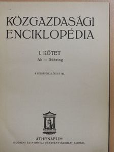 Közgazdasági Enciklopédia I. (töredék) [antikvár]