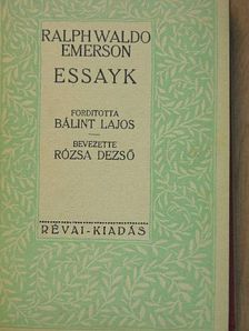 Ralph Waldo Emerson - Essayk [antikvár]