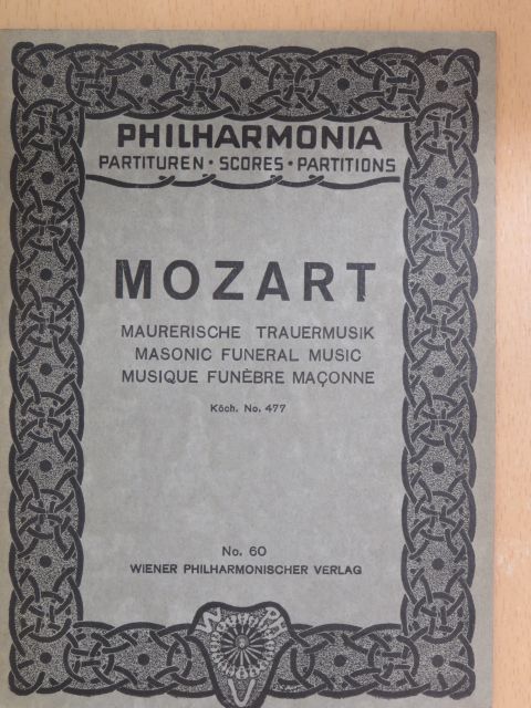 W. A. Mozart - Maurerische Trauermusik [antikvár]
